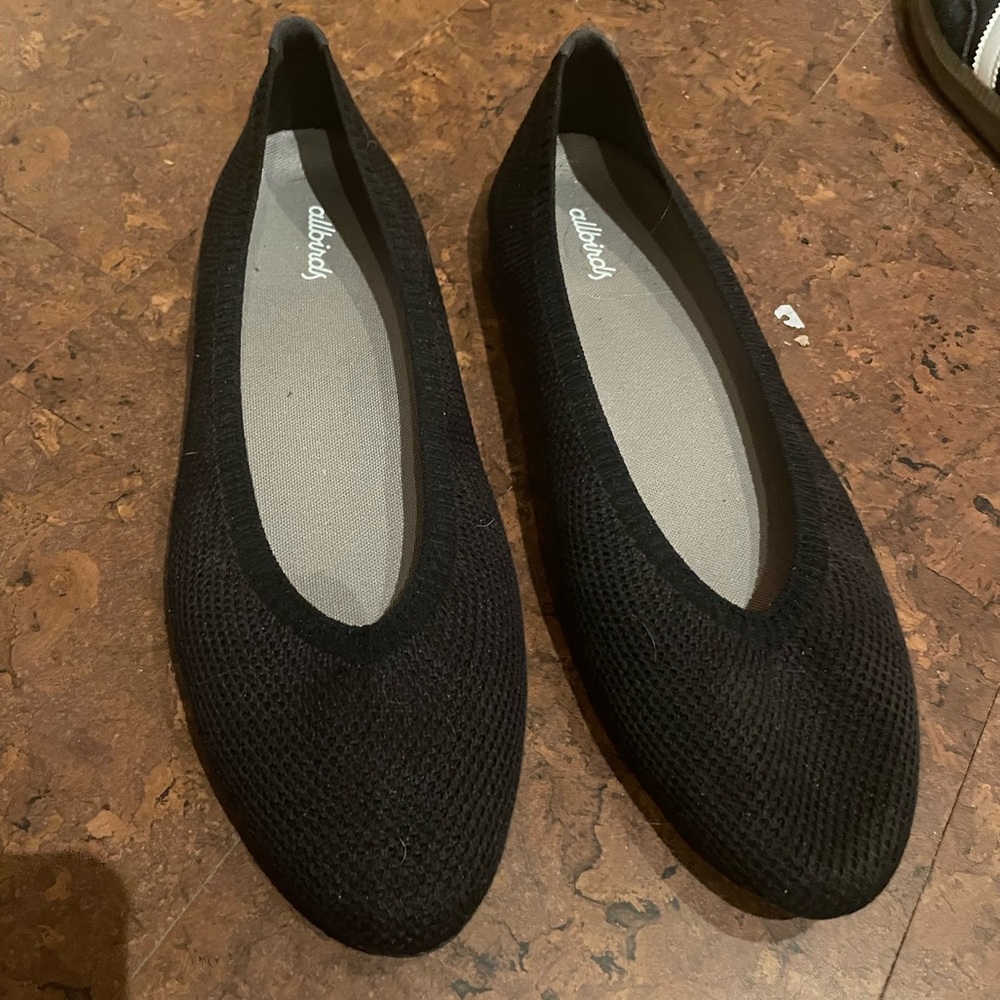 Allbirds Black Flats Size 9